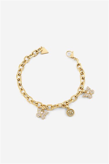 Bracciale Guess Donna Borboleta in Acciaio Cristallo JUBB06 130JW - JUBB06 130JW